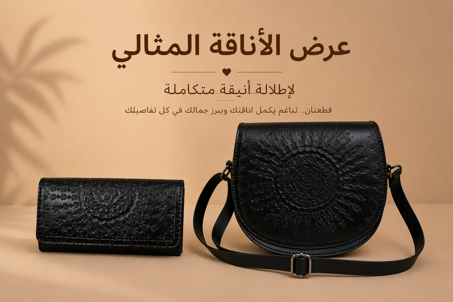 ثنائي الاناقة المثالي باللون الاسود